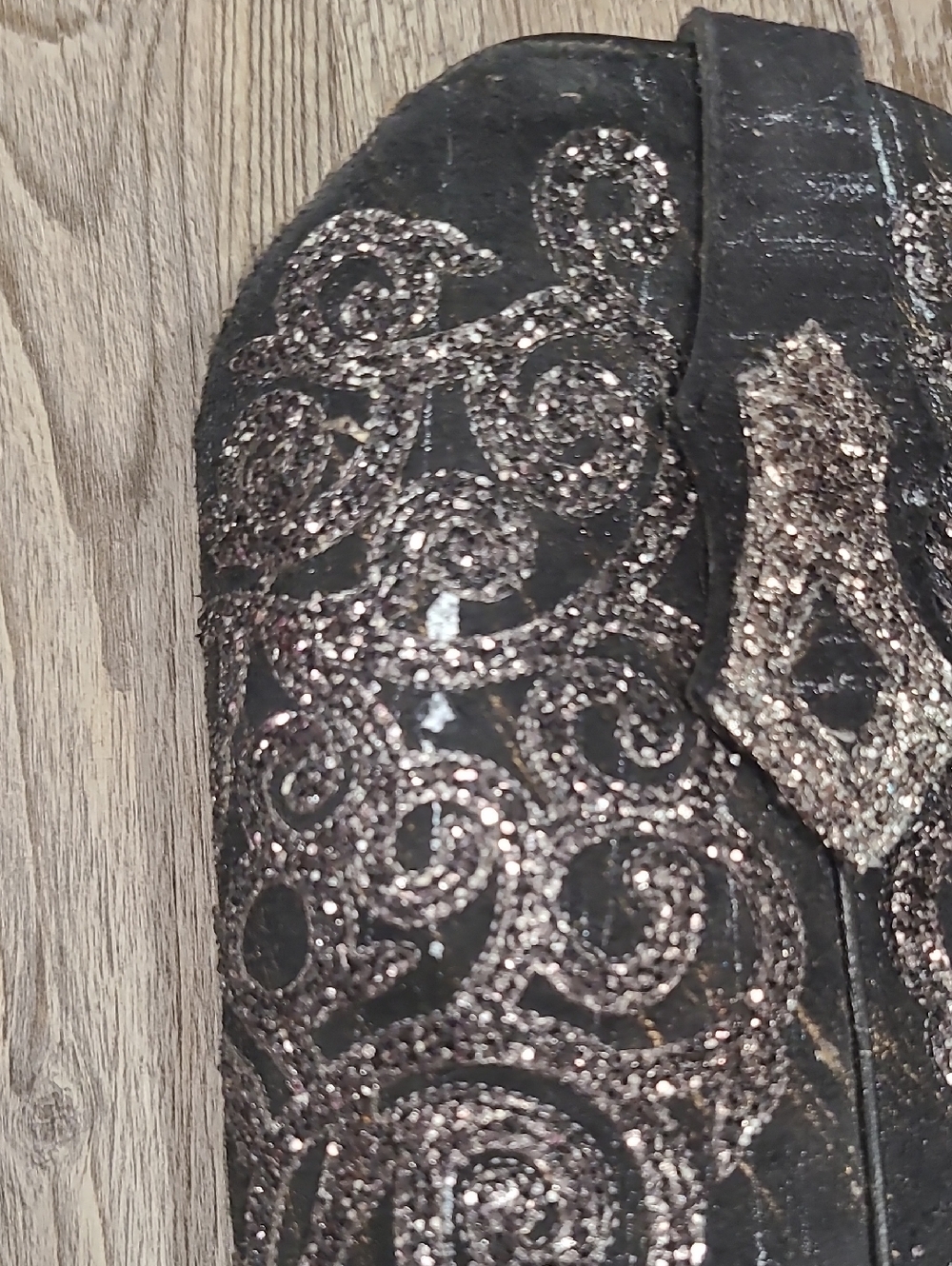 Corral Black Overlay & Embroidery Ladies Western Boot Size 8.5 - Picture 8 of 8